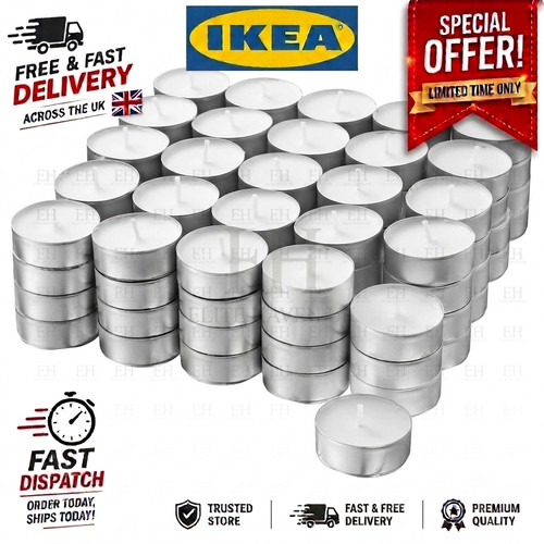Ikea glimma unscented tealight - ikea,