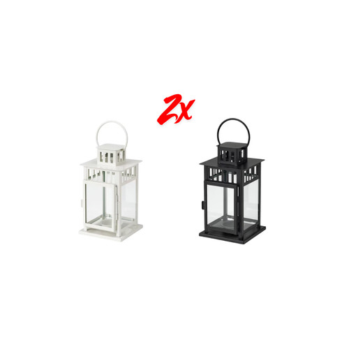 New ikea borrby lantern black - new,