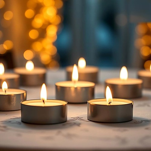 100 tea lights hour - hour, long