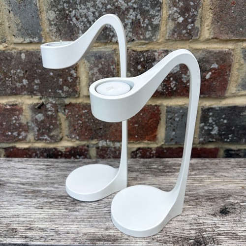 Pair vintage white ikea - vintage,
